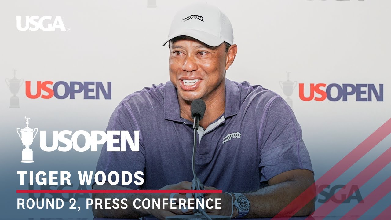 Tiger Woods US Open 2024 Round 2 press conference