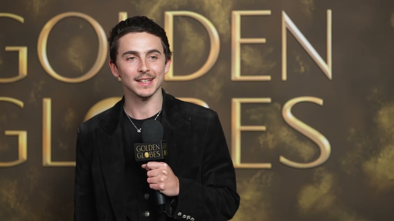 Timothée Chalamet Golden Globes 2025 Best Actor