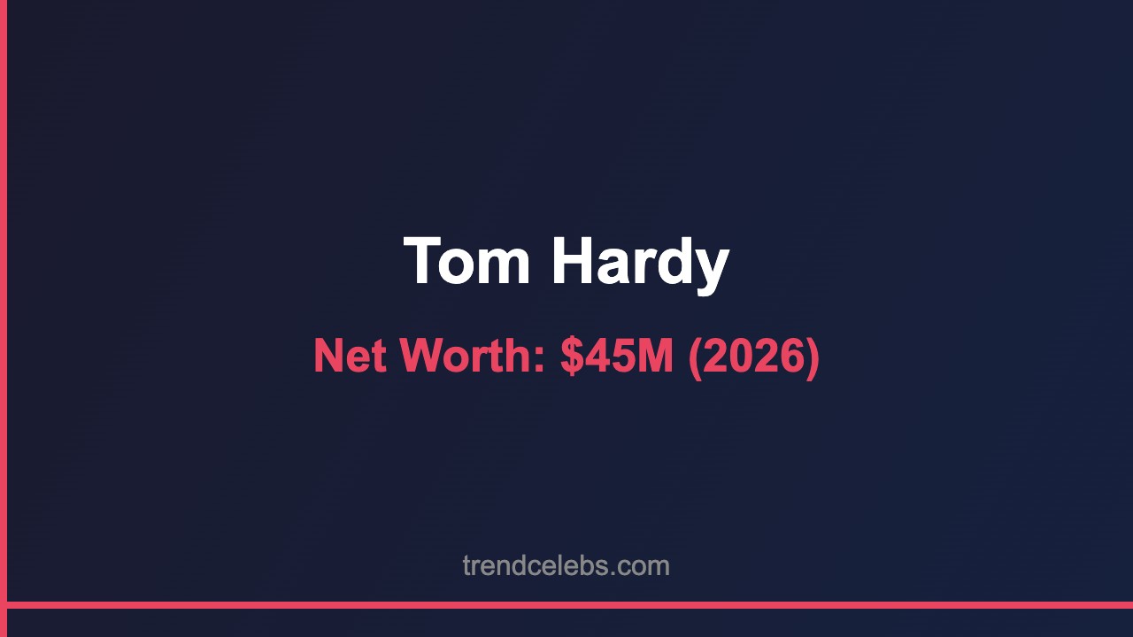 Tom Hardy net worth 2026