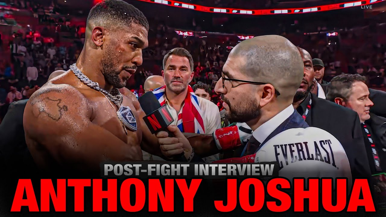 Anthony Joshua post fight interview 2025