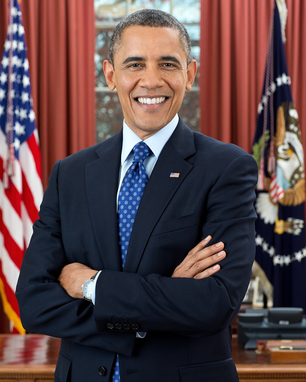 Official presidential portrait of Barack Obama