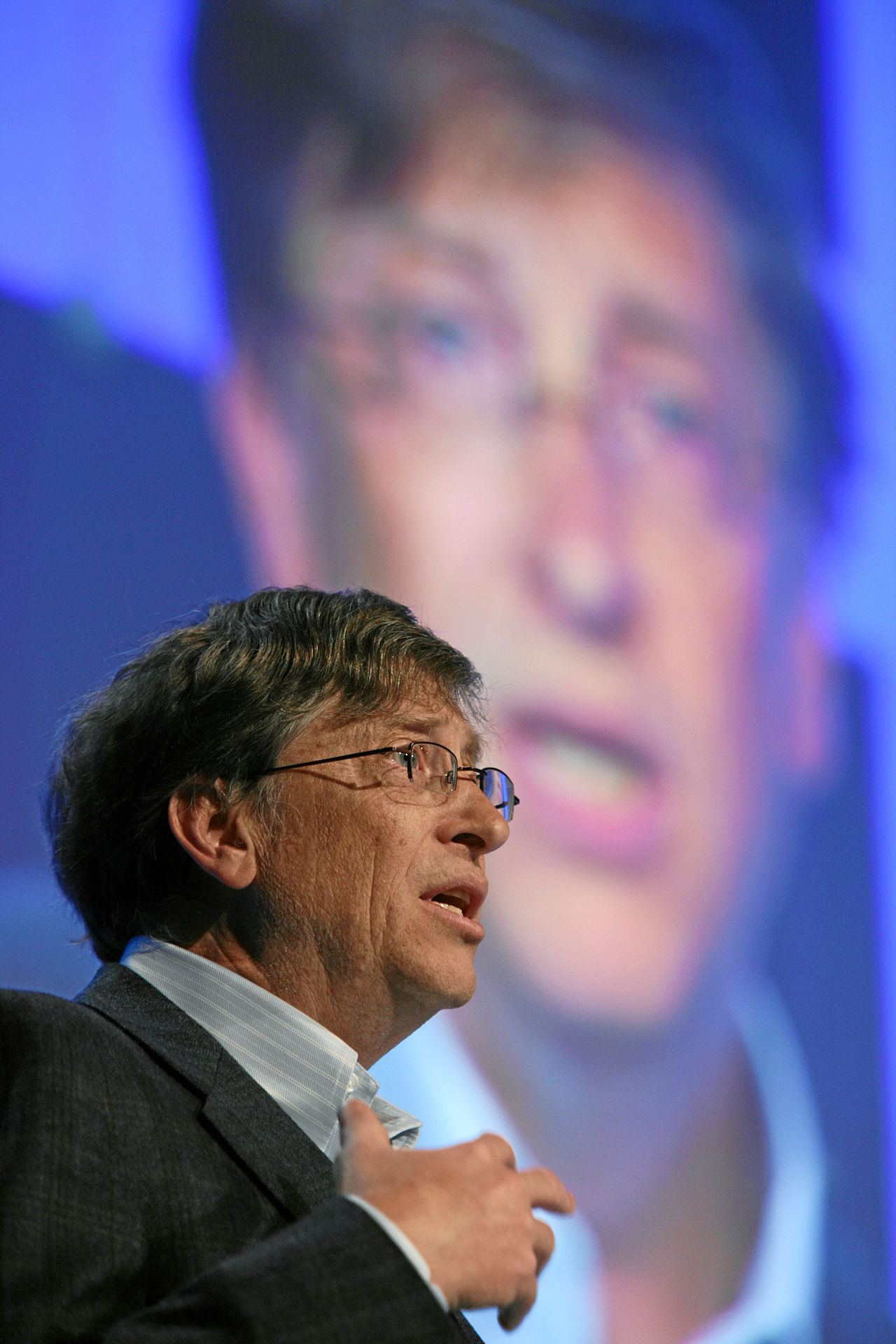 Bill Gates at the Davos World Economic Forum in 2008
