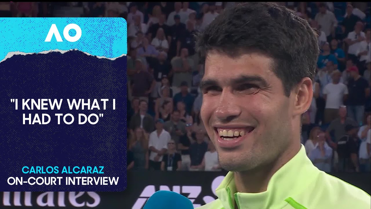 Carlos Alcaraz Australian Open 2026 semifinal
