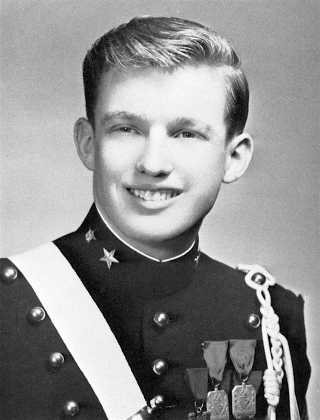 Donald Trump at New York Military Academy 1964