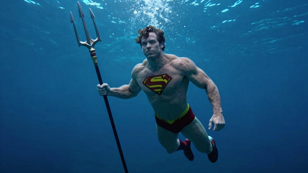 Jason Momoa in Aquaman superhero role
