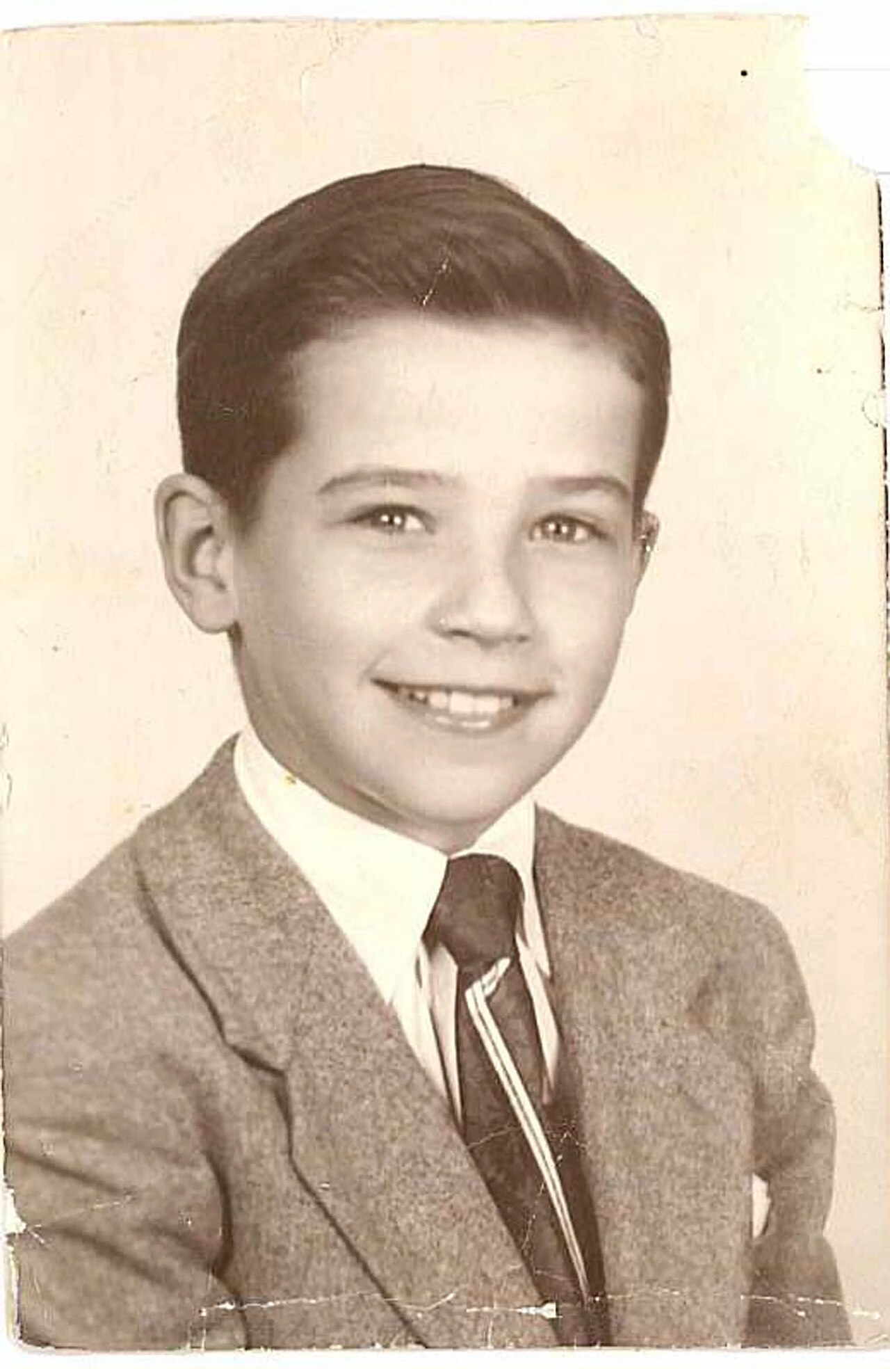 Joe Biden at age 10 in 1952