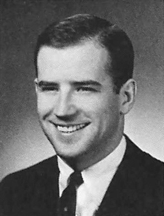 Joe Biden pictured in the 1968 Onondagan Yearbook at Syracuse University College of Law