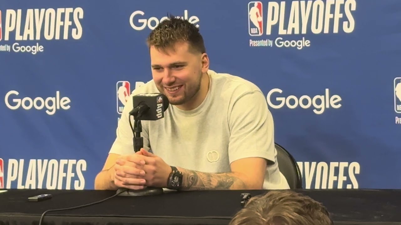 Luka Doncic 2025 Lakers exit interview