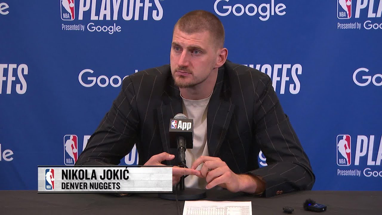Nikola Jokic after Nuggets huge Game 6 win in 2025 NBA Playoffs