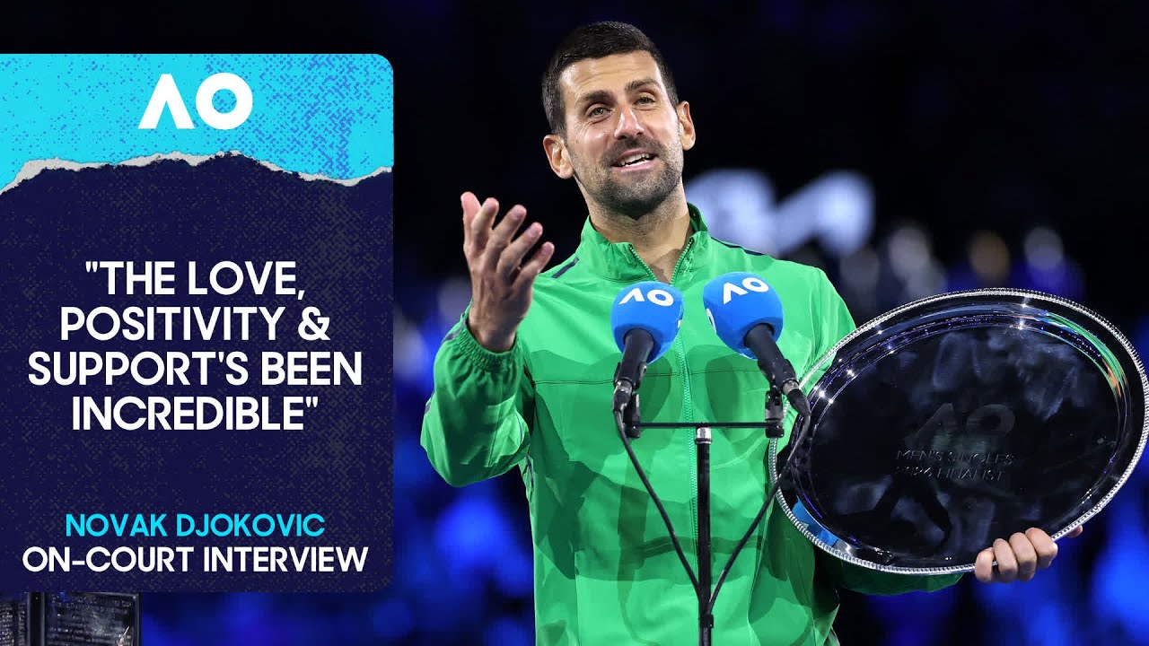 Novak Djokovic Australian Open 2026 Final