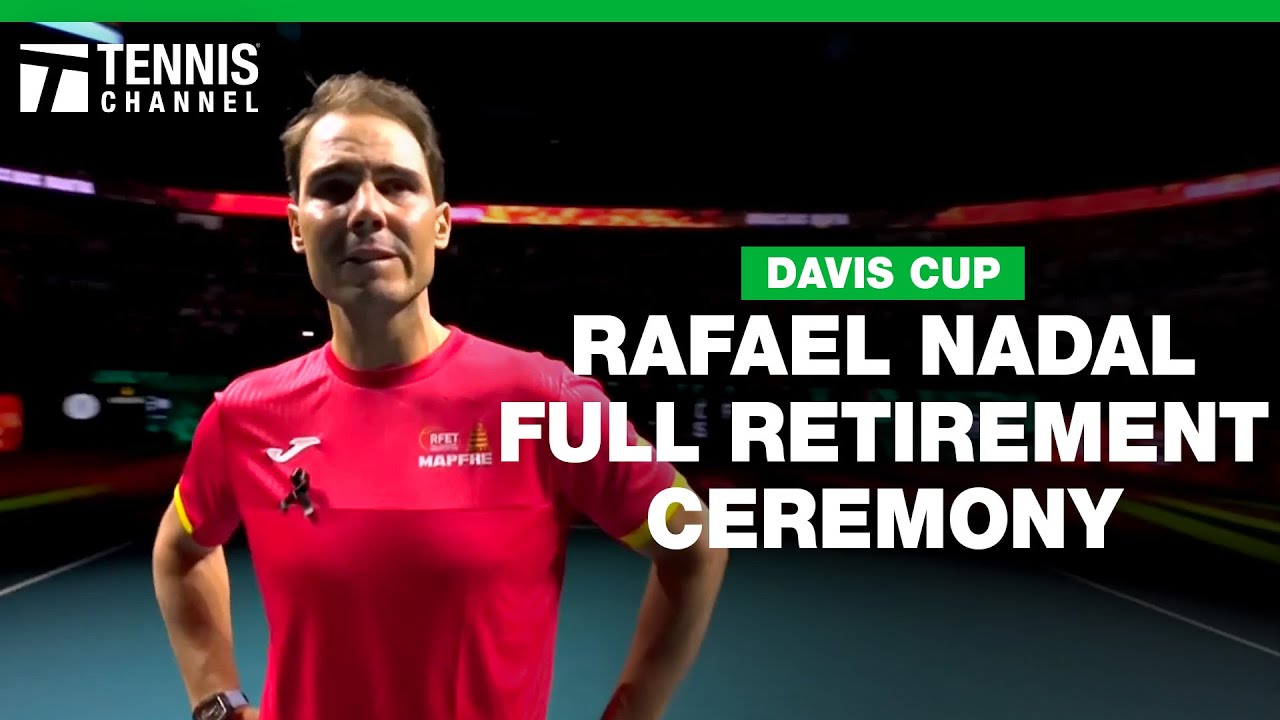 Rafael Nadal full retirement ceremony at 2024 Davis Cup Finals