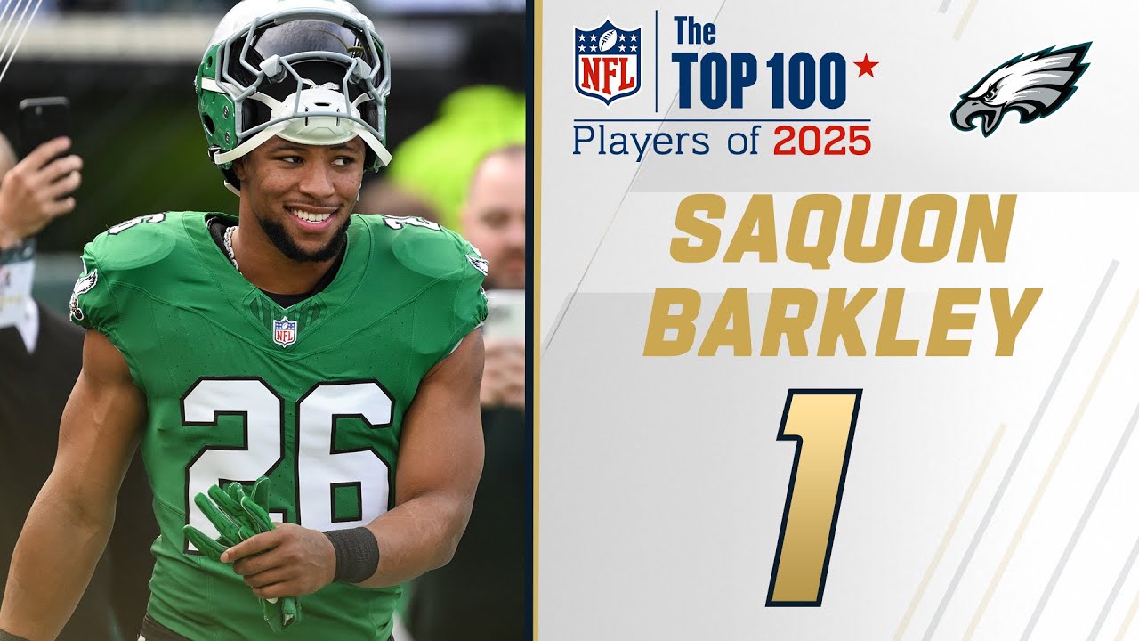 Saquon Barkley Eagles NFL top 100 player