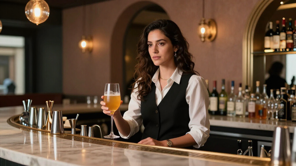 Ariana Madix at her cocktail bar business