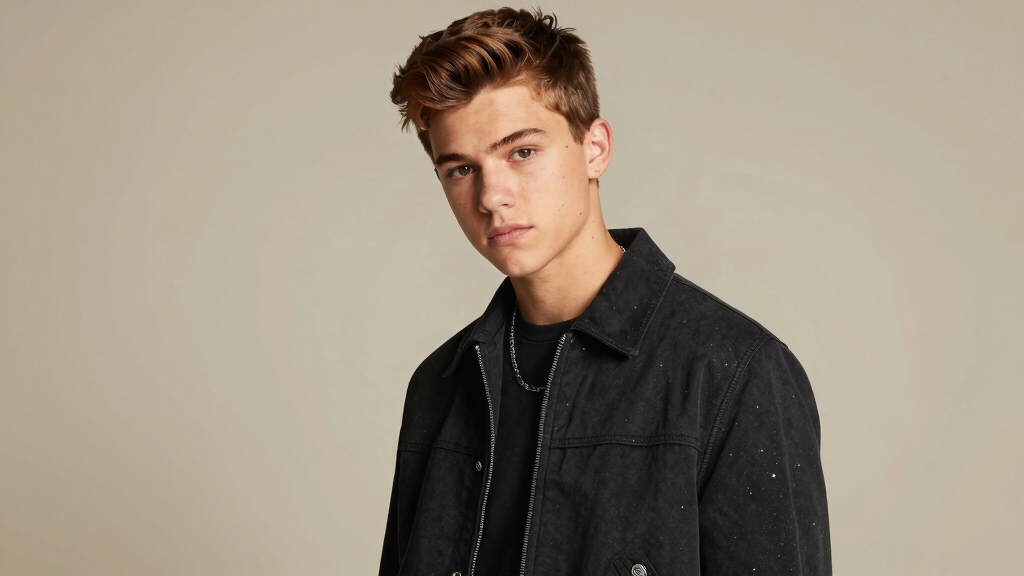 Young actor in high school drama, Riverdale television series aesthetic