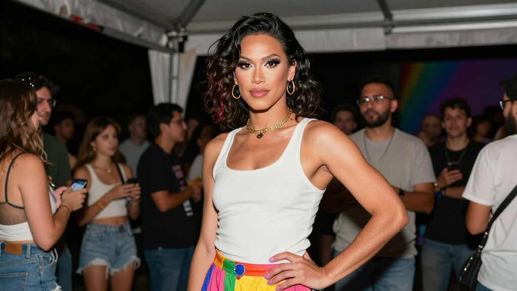 Elliot Page LGBTQ advocacy event pride confident modern fashion