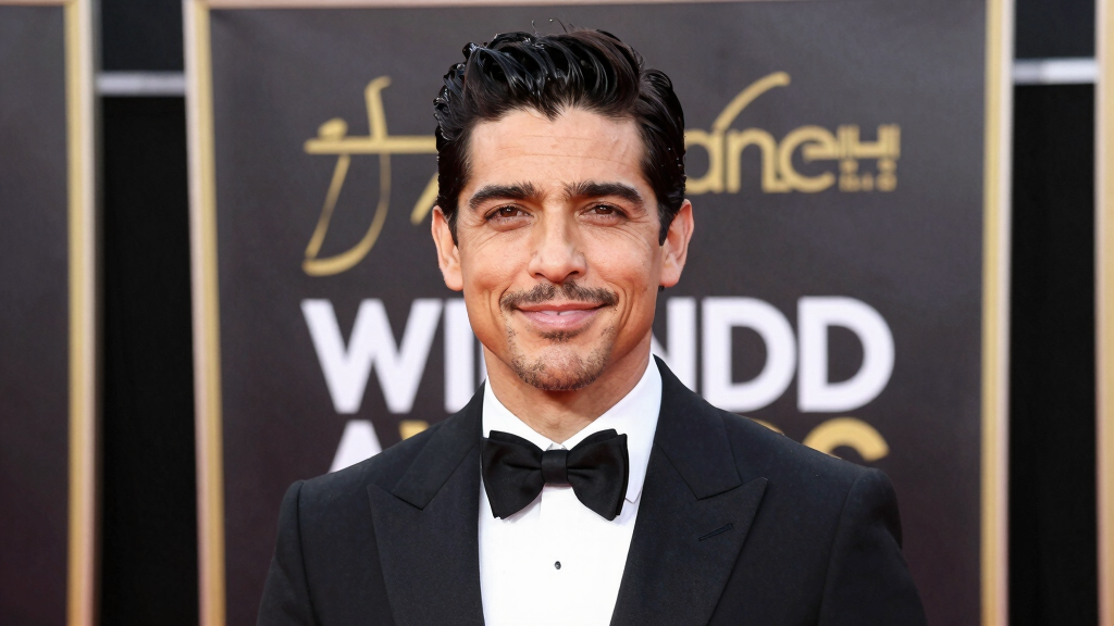 Ismael Cruz Cordova at a Hollywood ceremony representing his rising star status