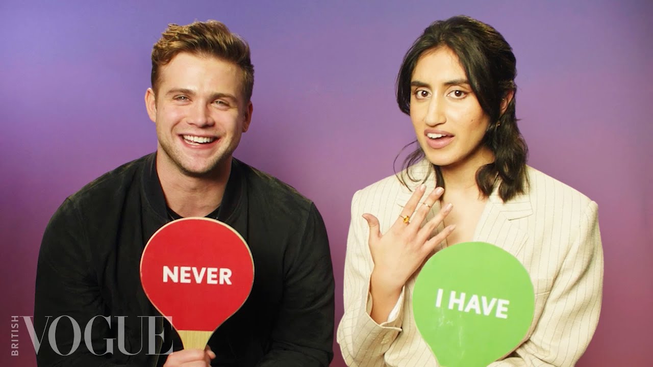 Leo Woodall and Ambika Mod play Never Have I Ever for Vogue