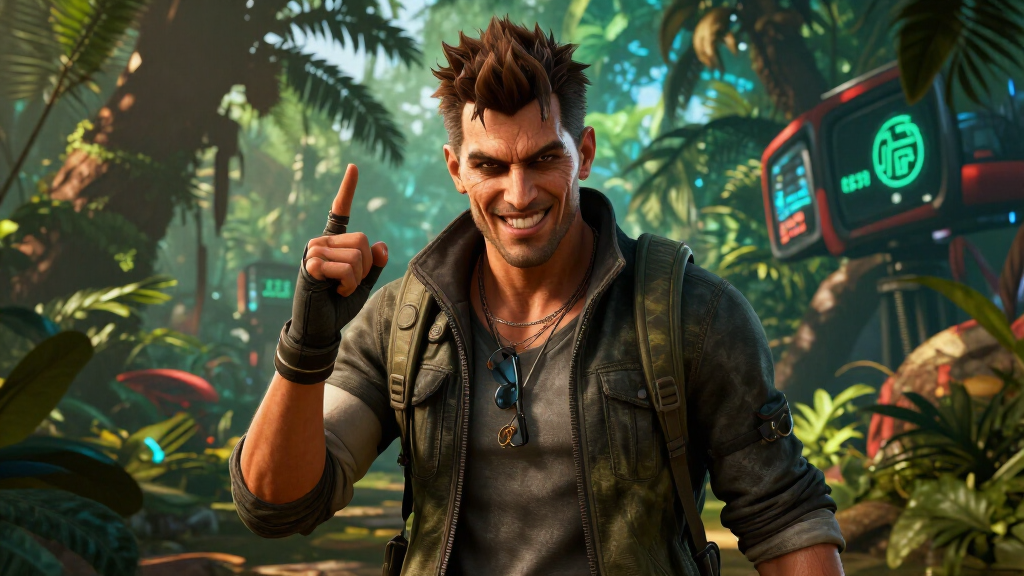 Michael Mando video game villain character jungle cinematic Far Cry aesthetic