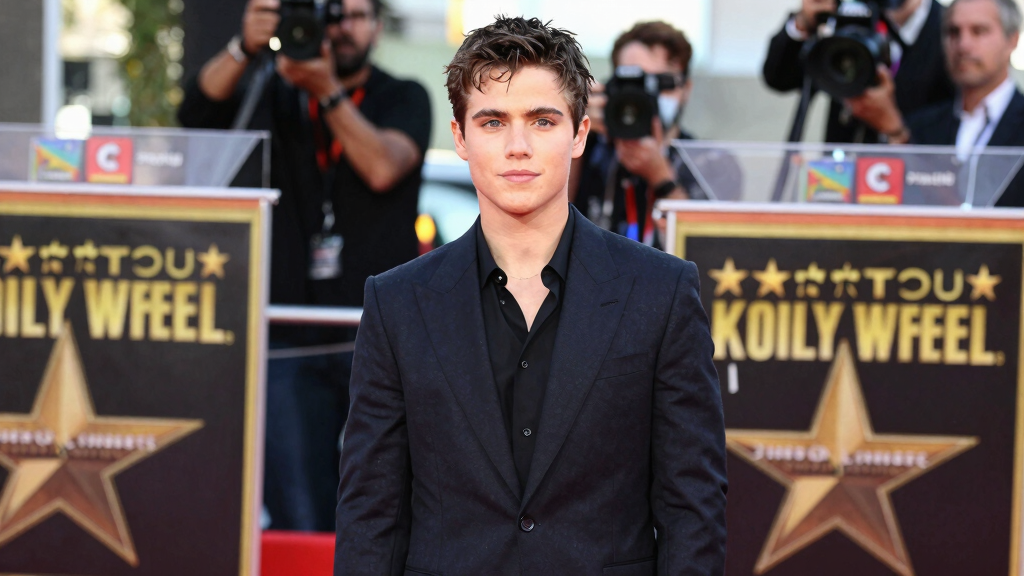 Owen Teague at a Hollywood premiere as a rising star following Kingdom of the Planet of the Apes