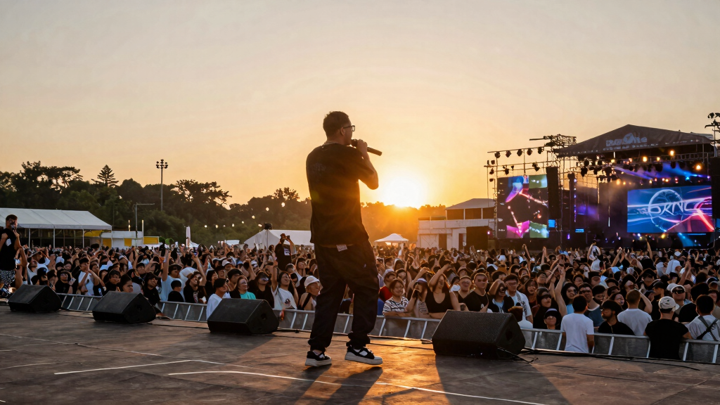 Quavo performing at a music festival