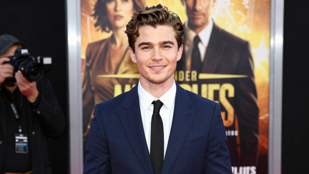 Solly McLeod at a film premiere representing his rising status as a Hollywood-level actor