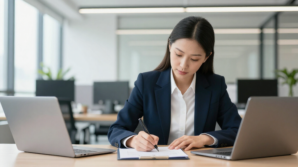 Business franchise investment portfolio modern office signing deal