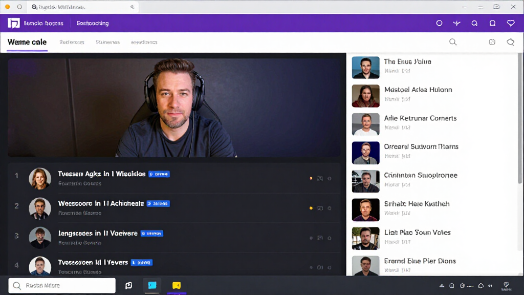 Twitch streaming setup with subscriber notifications and live viewer chat