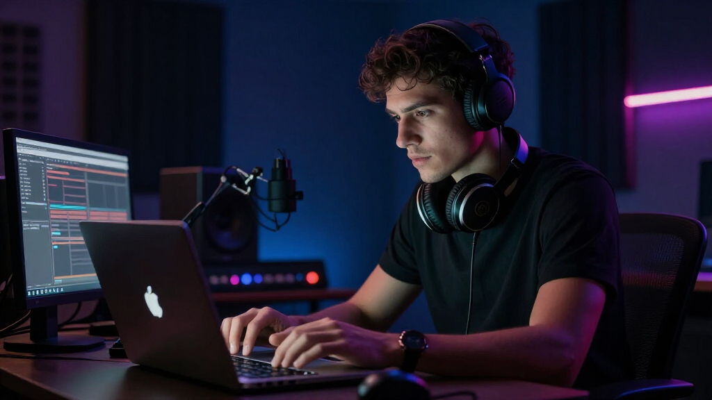 Bizarrap in the studio