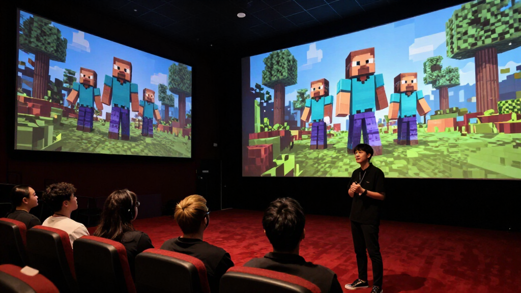 CaptainSparklez at Minecraft Movie premiere