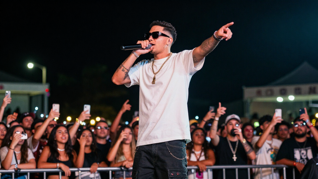 Eladio Carrión performing live