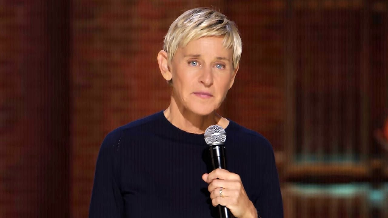 Ellen DeGeneres emotional during stand-up comedy special