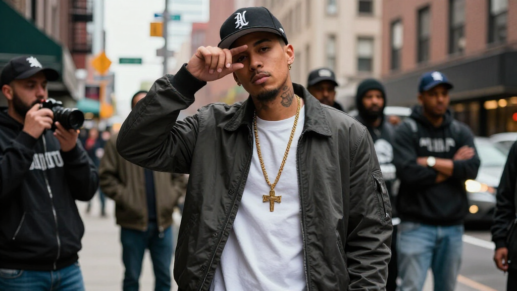 Bronx New York hip-hop street scene and urban culture