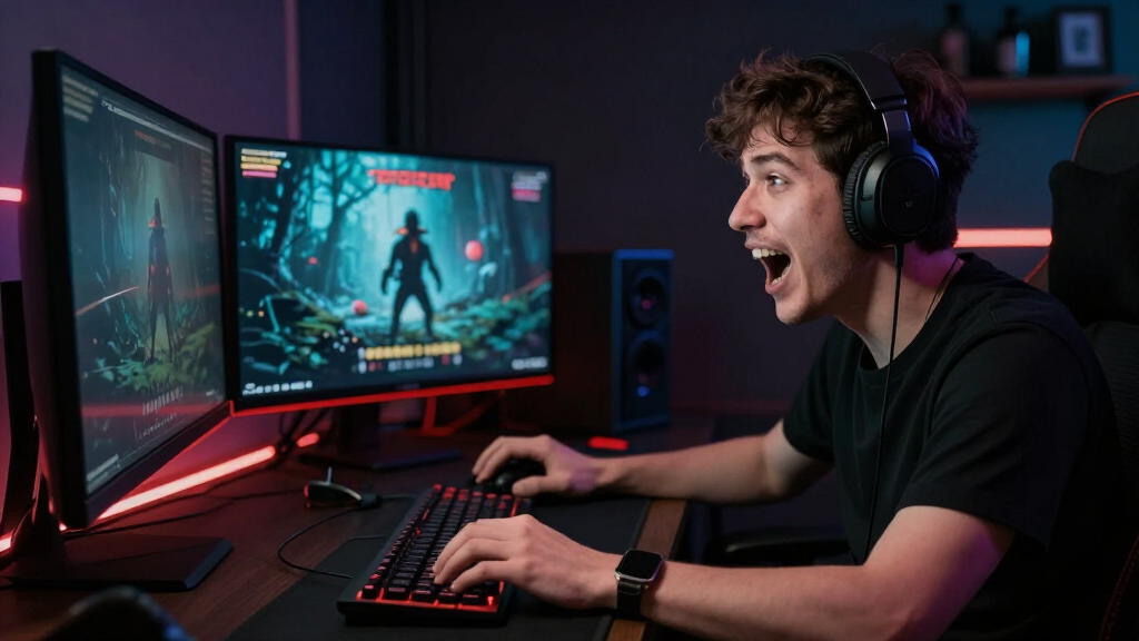 Markiplier playing horror games on YouTube