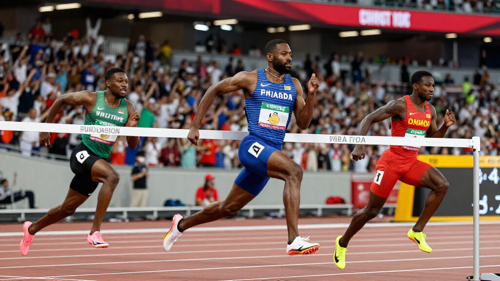 Noah Lyles at World Athletics Championships