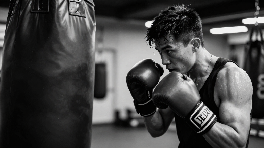 Ryan Garcia boxing training
