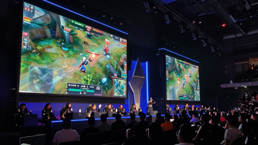 TimTheTatman at an esports gaming event with live crowd
