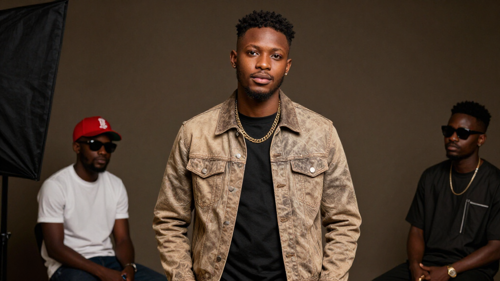 Asake in a fashion portrait session representing his rise as a Nigerian music and style icon