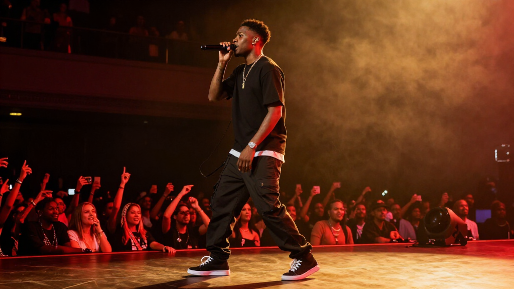 Baby Keem performing on stage