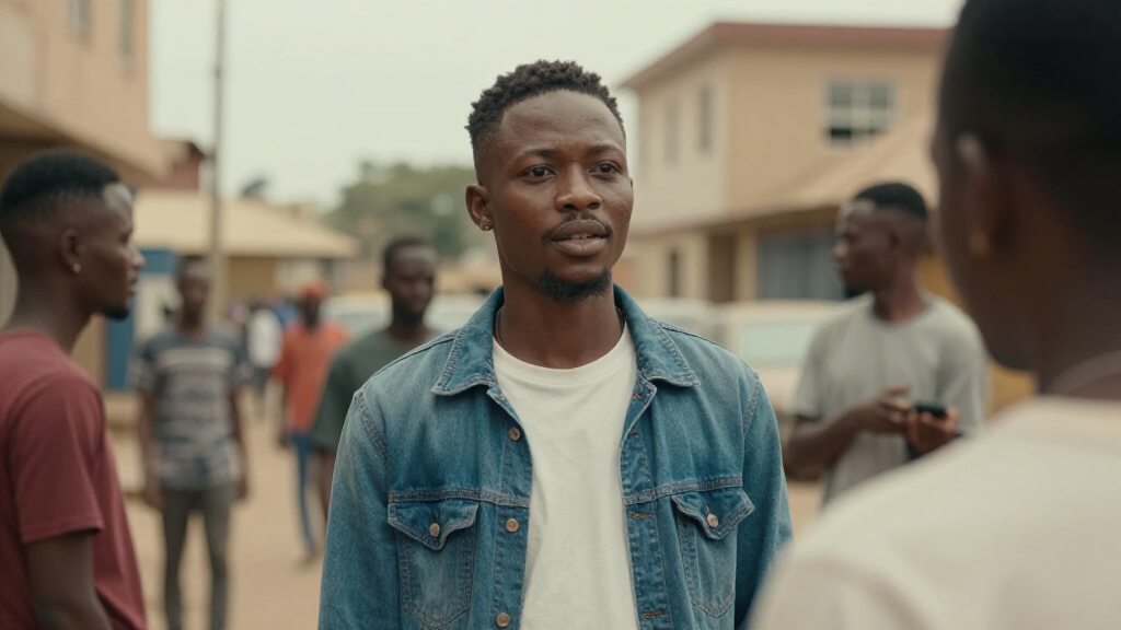 Black Sherif in a music video