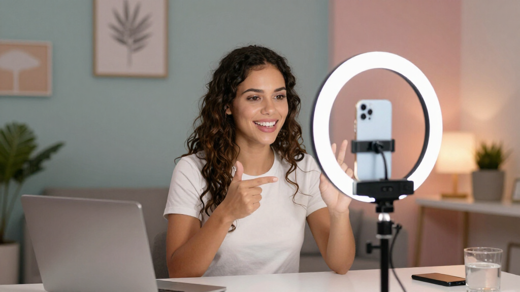 Charli D Amelio creating content