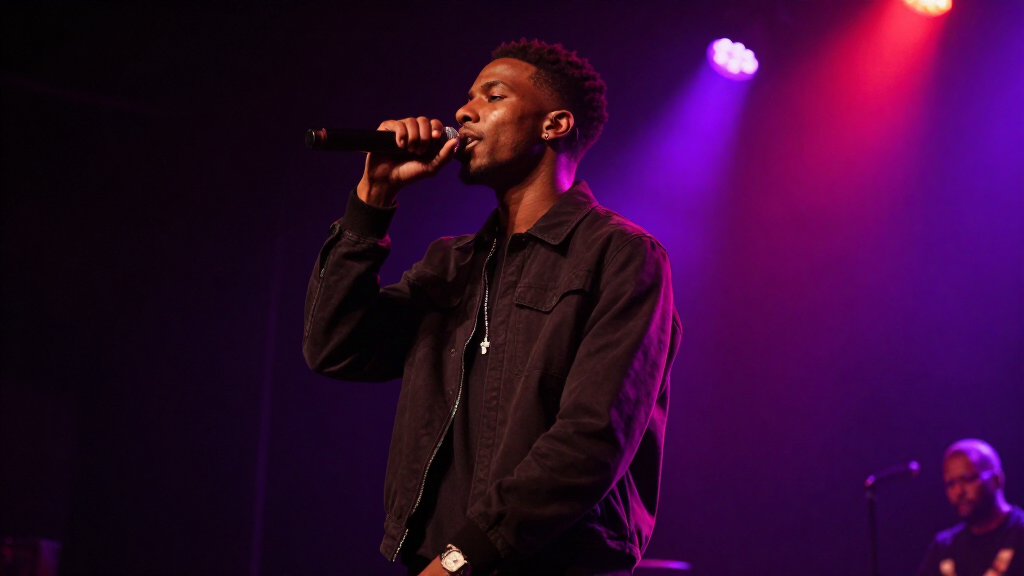 Destroy Lonely performing at concert