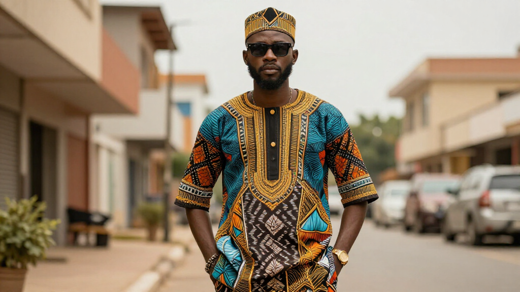 Fireboy DML in a creative outdoor photoshoot, reflecting his artistic and fashion-forward identity