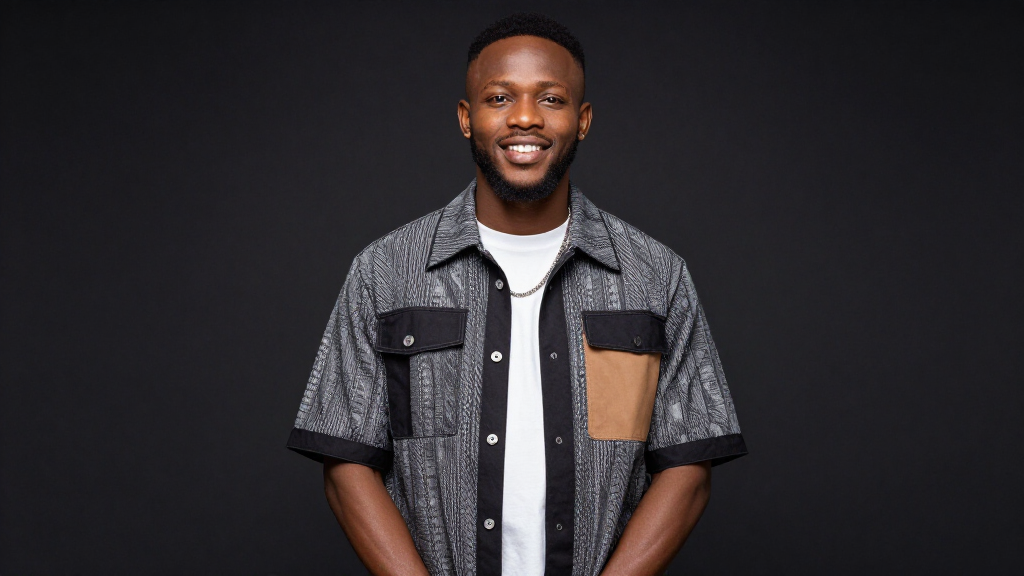 Fireboy DML in a press photo showcasing his signature style