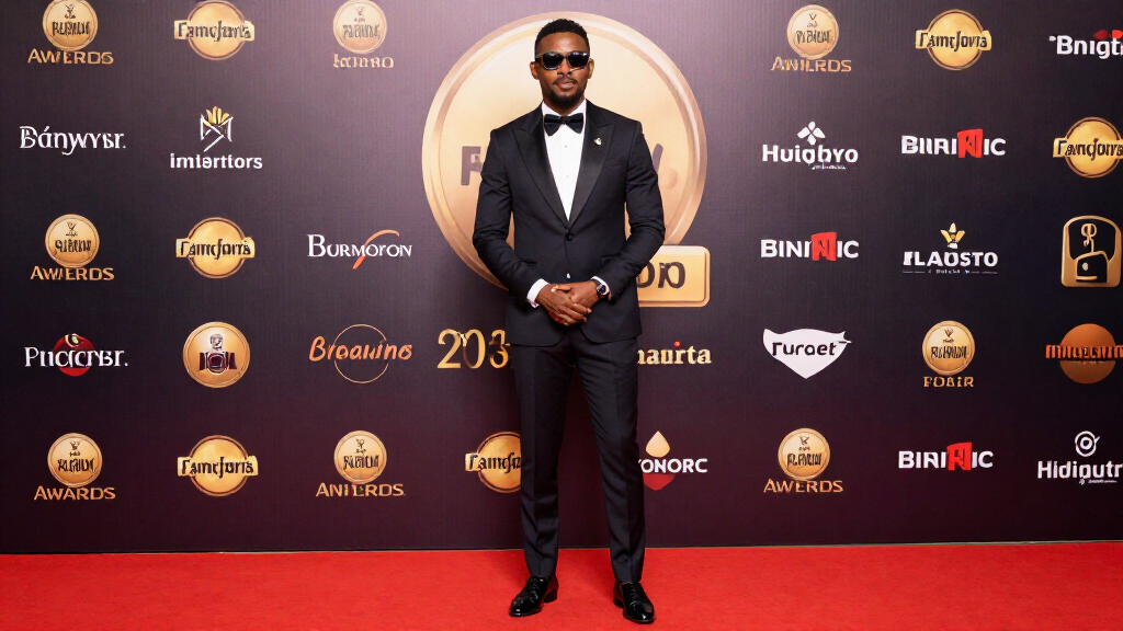 Flavour N'abania at a music awards ceremony