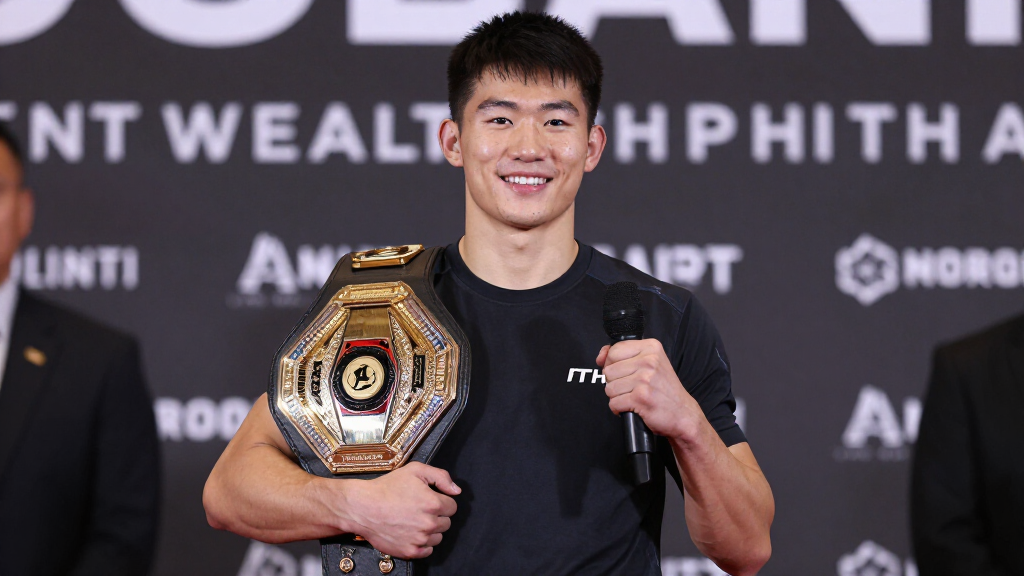 Ilia Topuria at UFC media event