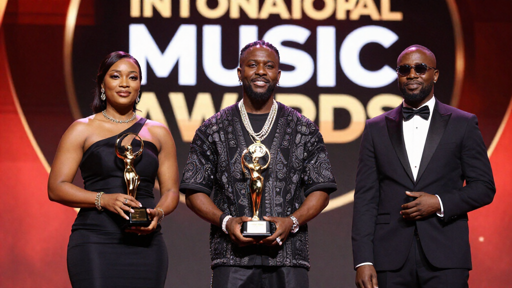 Kizz Daniel at an awards ceremony