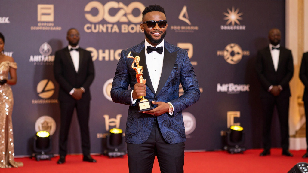 Kizz Daniel in the recording studio