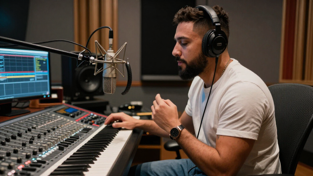 Peso Pluma recording