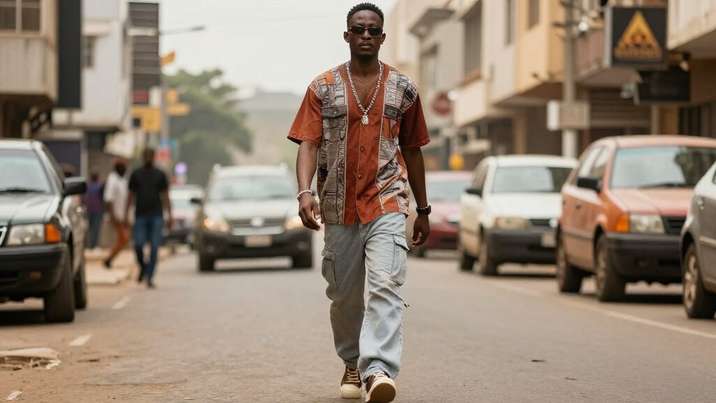 Rema in Lagos, representing the new generation of wealthy Nigerian music stars