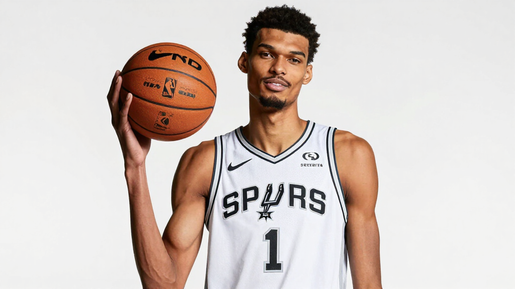 Victor Wembanyama NBA Rookie of Year portrait